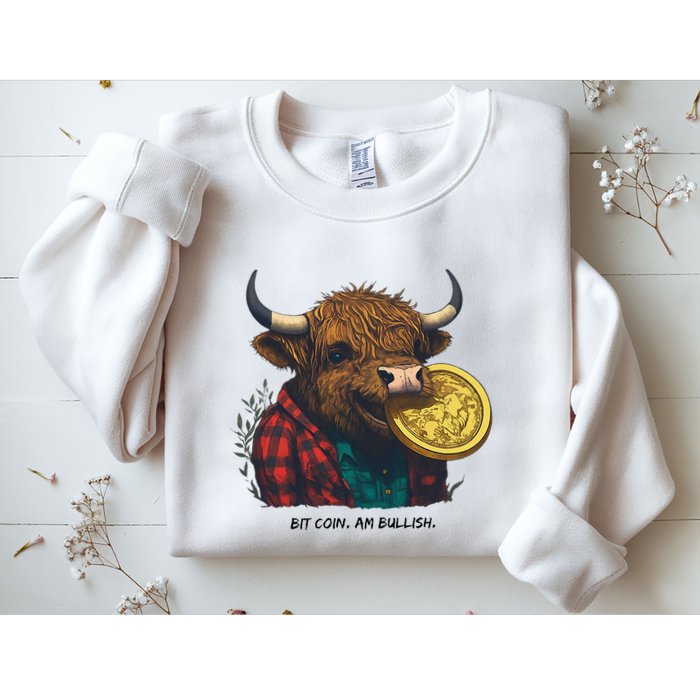Crypto Bit Coin Am Bullish Cryptocurrency Sweatshirt