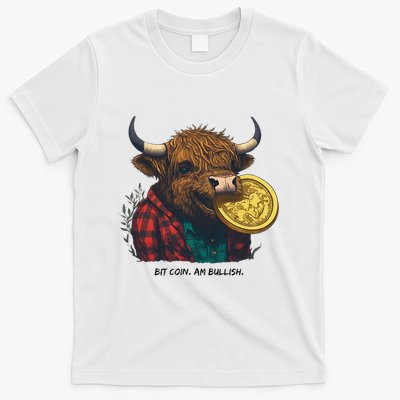 Crypto Bit Coin Am Bullish Cryptocurrency T-Shirt