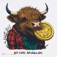 Crypto Bit Coin Am Bullish Cryptocurrency T-Shirt