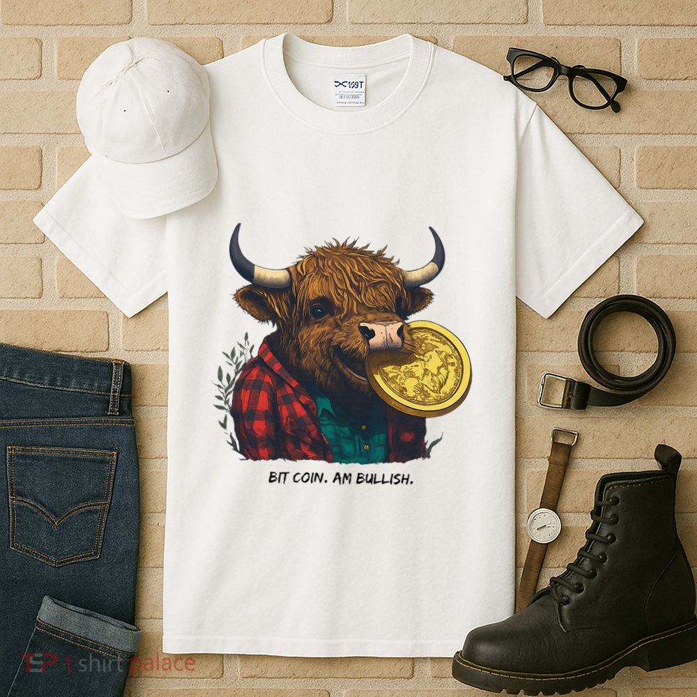 Crypto Bit Coin Am Bullish Cryptocurrency Tall T-Shirt