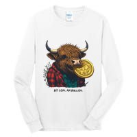 Crypto Bit Coin Am Bullish Cryptocurrency Tall Long Sleeve T-Shirt