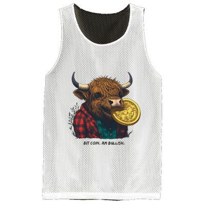 Crypto Bit Coin Am Bullish Cryptocurrency Mesh Reversible Basketball Jersey Tank
