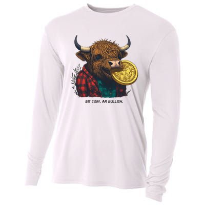 Crypto Bit Coin Am Bullish Cryptocurrency Cooling Performance Long Sleeve Crew