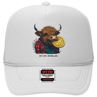 Crypto Bit Coin Am Bullish Cryptocurrency Trucker Hat