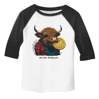 Crypto Bit Coin Am Bullish Cryptocurrency Toddler Fine Jersey T-Shirt