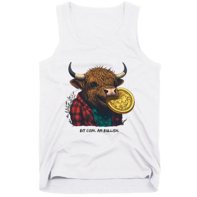 Crypto Bit Coin Am Bullish Cryptocurrency Tank Top
