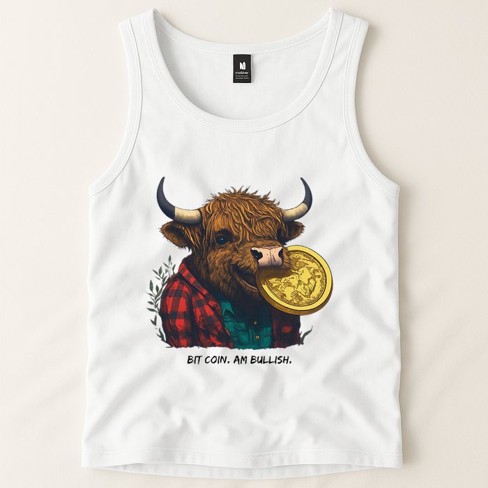 Crypto Bit Coin Am Bullish Cryptocurrency Tank Top