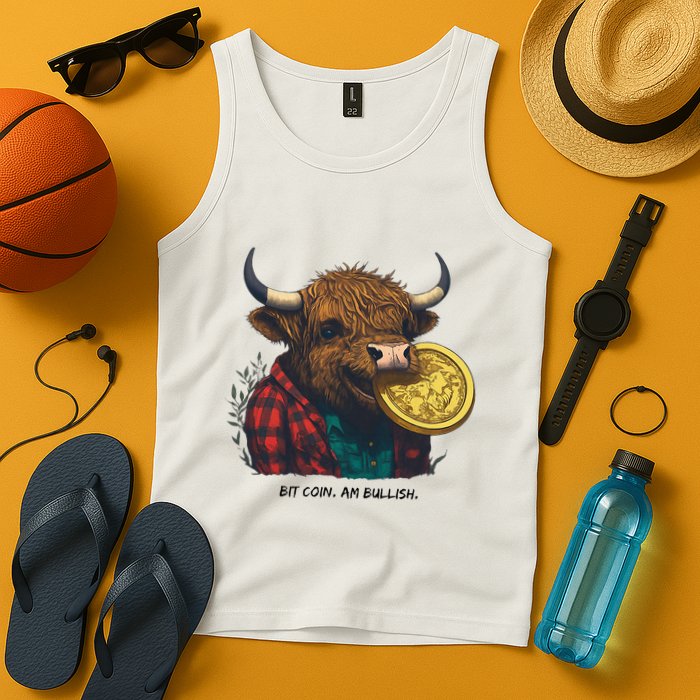 Crypto Bit Coin Am Bullish Cryptocurrency Tank Top