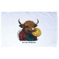 Crypto Bit Coin Am Bullish Cryptocurrency Microfiber Hand Towel