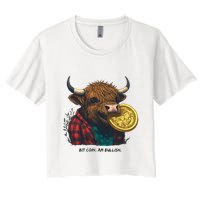 Crypto Bit Coin Am Bullish Cryptocurrency Crop Top