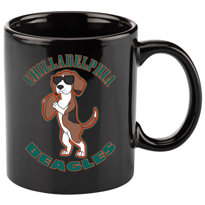 Chilladelphia Beagles 11oz C Handle Ceramic Mug