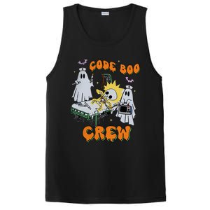 Code Boo Crew Funny Ghost Nurse Halloween Costume Nursing PosiCharge Competitor Tank