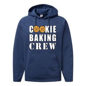 Cookie Baking Crew Funny Gift Performance Fleece Hoodie