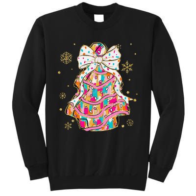 Coquette Bow Christmas Pin.K Floral Xmas Sweatshirt