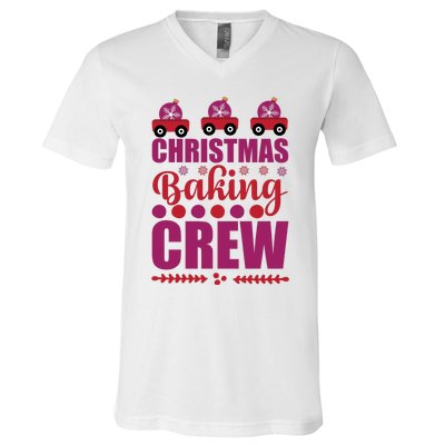 Christmas Baking Crew V-Neck T-Shirt