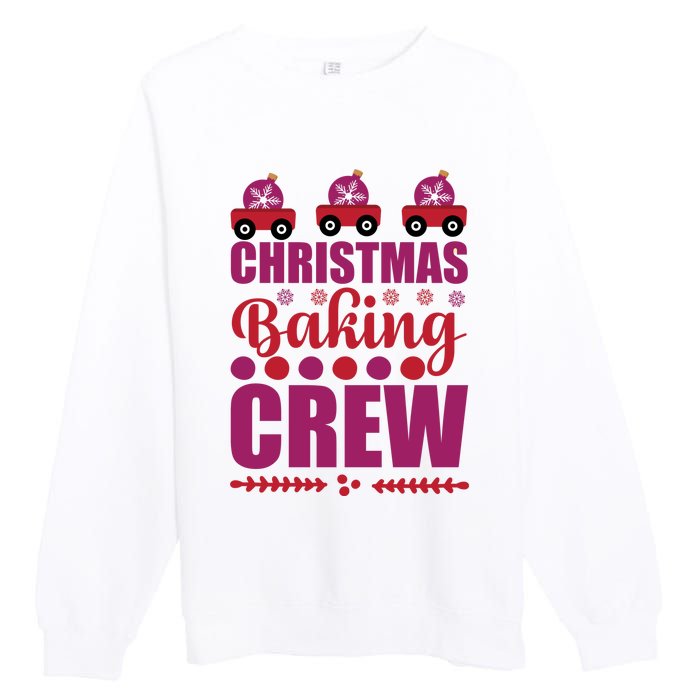 Christmas Baking Crew Premium Crewneck Sweatshirt