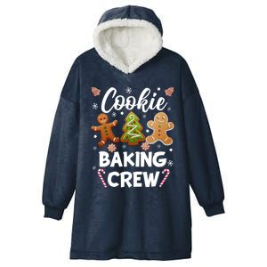 Cookie Baking Crew Happy Christmas Gift Hooded Wearable Blanket