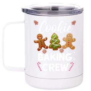 Cookie Baking Crew Happy Christmas Gift 12 oz Stainless Steel Tumbler Cup