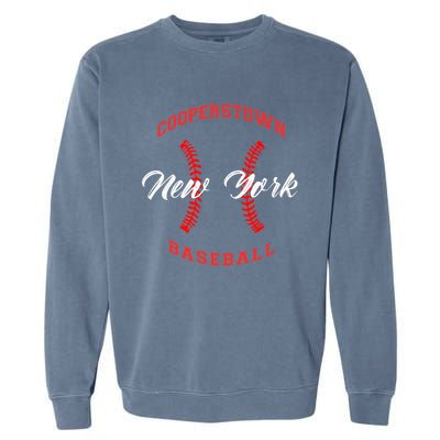 cooperstown baseball Garment-Dyed Sweatshirt