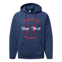 cooperstown baseball Performance Fleece Hoodie