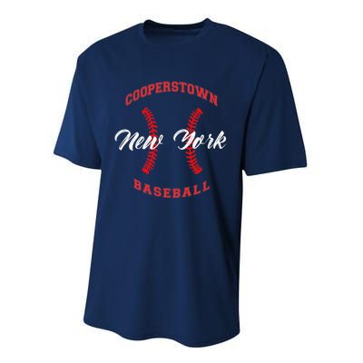 cooperstown baseball Performance Sprint T-Shirt