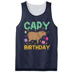 Capy Birthday Cappybara Capybara Mesh Reversible Basketball Jersey Tank