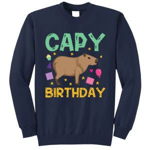 Capy Birthday Cappybara Capybara Tall Sweatshirt