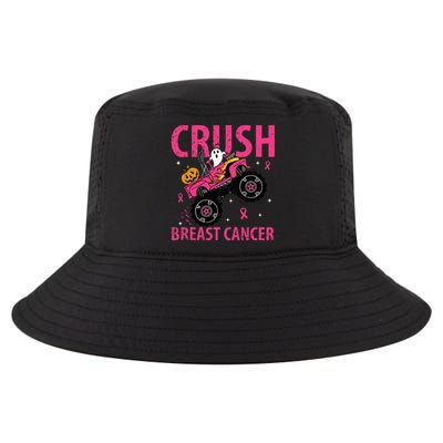 Crush Breast Cancer Awareness Monster Truck Halloween Cool Comfort Performance Bucket Hat