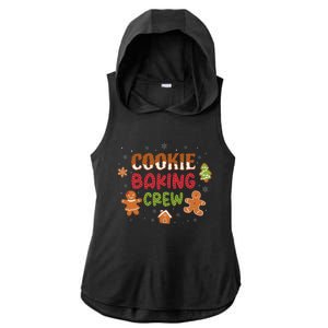 Cookie Baking Crew Christmas Gingerbread Xmas Holiday Baker Ladies PosiCharge Tri-Blend Wicking Draft Hoodie Tank