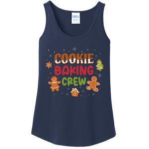 Cookie Baking Crew Christmas Gingerbread Xmas Holiday Baker Ladies Essential Tank