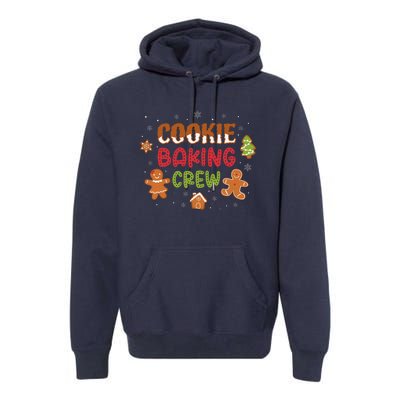 Cookie Baking Crew Christmas Gingerbread Xmas Holiday Baker Premium Hoodie