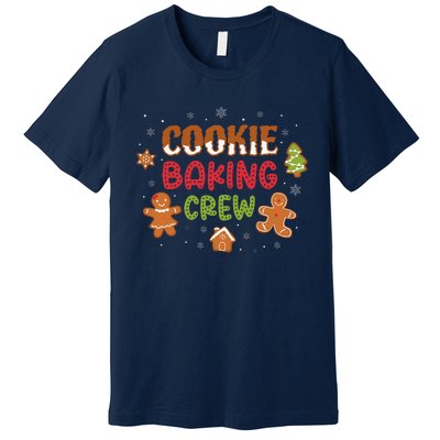 Cookie Baking Crew Christmas Gingerbread Xmas Holiday Baker Premium T-Shirt