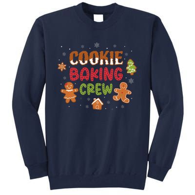 Cookie Baking Crew Christmas Gingerbread Xmas Holiday Baker Tall Sweatshirt