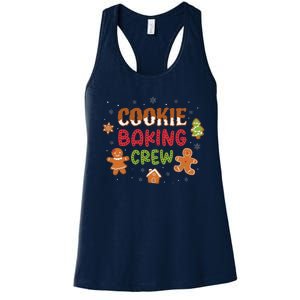 Cookie Baking Crew Christmas Gingerbread Xmas Holiday Baker Women's Racerback Tank