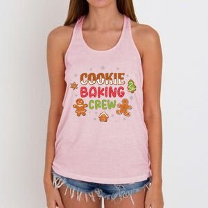 Cookie Baking Crew Christmas Gingerbread Xmas Holiday Baker Women's Knotted Racerback Tank