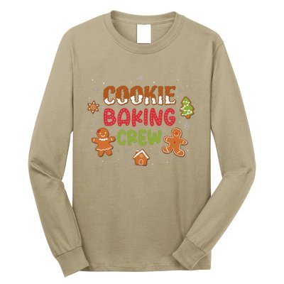 Cookie Baking Crew Christmas Gingerbread Xmas Holiday Baker Long Sleeve Shirt