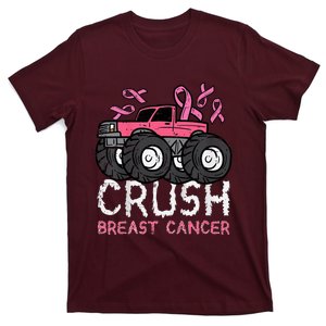 Crush Breast Cancer Awareness Monster Truck T-Shirt