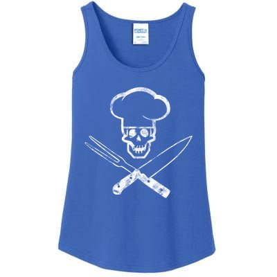 Culinary Badass Cook Skull Funny Chef Humor Cute Gift Ladies Essential Tank