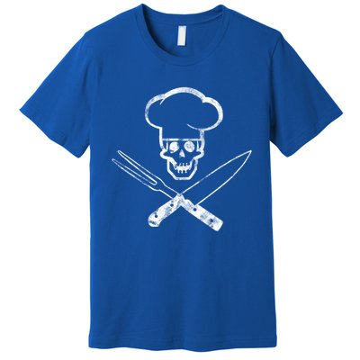 Culinary Badass Cook Skull Funny Chef Humor Cute Gift Premium T-Shirt