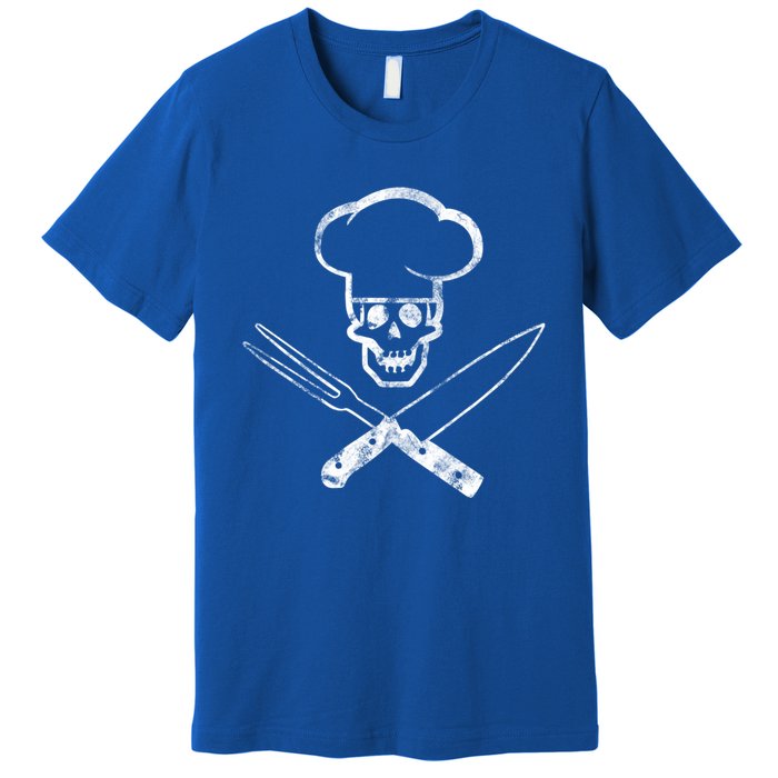 Culinary Badass Cook Skull Funny Chef Humor Cute Gift Premium T-Shirt