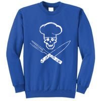 Culinary Badass Cook Skull Funny Chef Humor Cute Gift Tall Sweatshirt