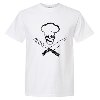 Culinary Badass Cook Skull Funny Chef Humor Cute Gift Garment-Dyed Heavyweight T-Shirt