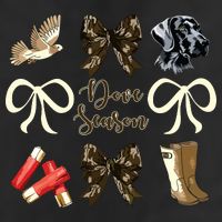 Camo Bow Coquette Dove Season Hunting Dove Hunter Hunt Girl 7 Panel Mesh Trucker Snapback Hat