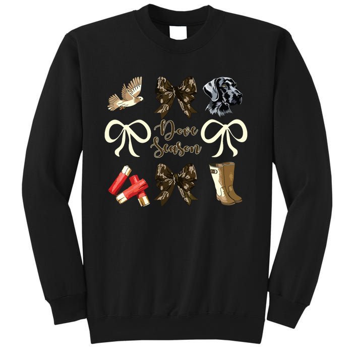 Camo Bow Coquette Dove Season Hunting Dove Hunter Hunt Girl Sweatshirt