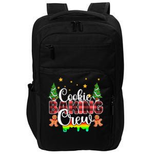 Cookie Baking Crew Red Plaid Christmas Tree Lights Xmas Gift Impact Tech Backpack