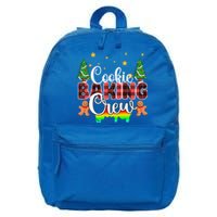 Cookie Baking Crew Red Plaid Christmas Tree Lights Xmas Gift 16 in Basic Backpack