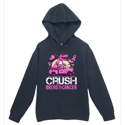 Crush Breast Cancer Awareness Monster Truck Boy Urban Pullover Hoodie