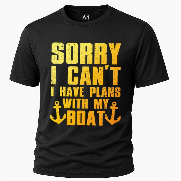 Cool Boat Captain For Pontoon Boat Owners Boating Cooling Performance Crew T-Shirt