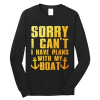 Cool Boat Captain For Pontoon Boat Owners Boating Long Sleeve Shirt