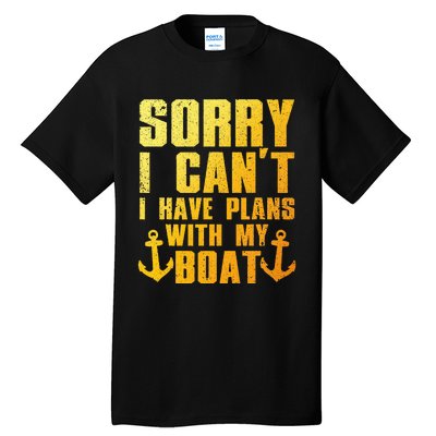 Cool Boat Captain For Pontoon Boat Owners Boating Tall T-Shirt